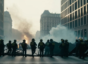 При беспорядках на съезде АдГ в Гиссене пострадали более 50 полицейских