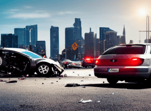 ДТП в Штутгарте: Hyundai врезался в мотоцикл