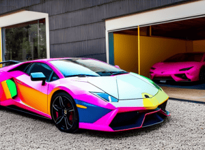 Картонный Lamborghini покоряет интернет: Стиль без царапин