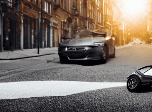 В Миндене пожилая женщина на электроскутере столкнулась с VW