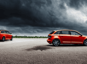 Авария на B188: столкновение Volkswagen и Audi