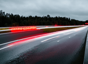 ДТП на A61: Mini перевернулся, водитель ранена