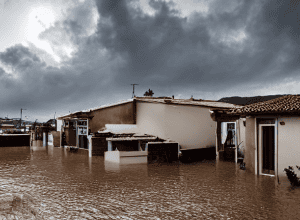Потоп в Греции: остров Парос под водой