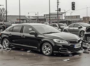 Авария в Миндене: BMW столкнулся с Mitsubishi на перекрестке