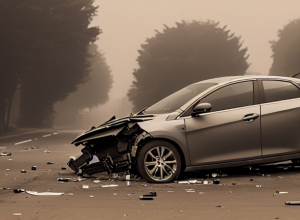 ДТП в Германии: Mazda врезалась в дерево