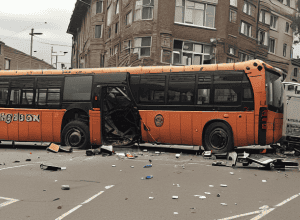 ДТП в Билефельде: фура столкнулась с автобусом, пострадала девочка