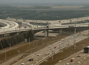Хаос на A38: ДТП с бензовозом, трасса закрыта