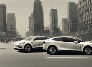Tesla взлетает: ДТП электрокара в Китае