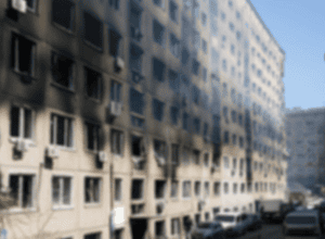 Пожар в Гере: Огонь повредил фасад дома