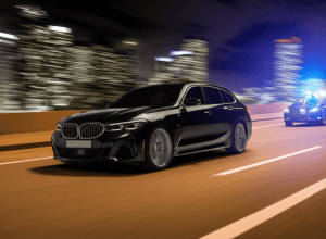 Лёбау: водитель BMW скрылся на 220 км/ч