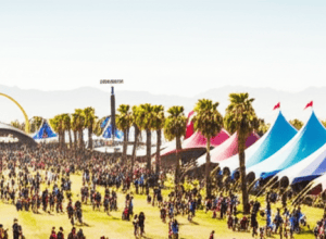 Лени Клум на фестивале Coachella с бойфрендом