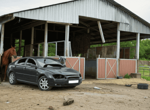 ДТП в Вуппертале: погиб водитель и лошадь