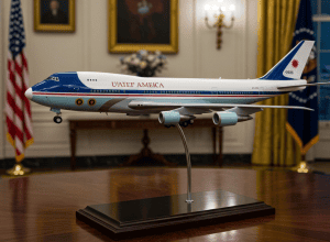 В Белом доме Трамп хвастается Air Force One, на котором никогда не полетит