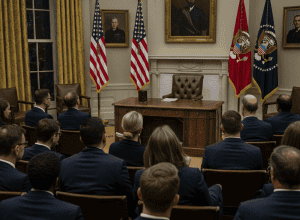 Драма в Овальном кабинете: девочка потеряла сознание на церемонии у Трампа