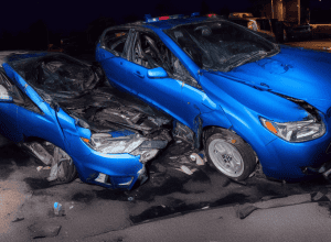 Пьяный водитель в Оберхаузене ехал на Ford на трех колесах