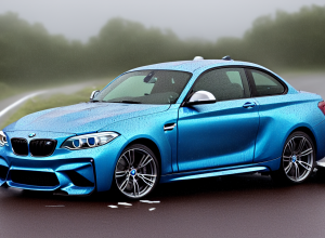 BMW попал в аварию из-за дождя на B10