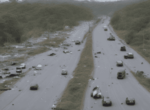 ДТП на A11: Транспортер врезался в грузовик, трое пострадавших