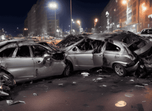 В Верле пьяная женщина (67) врезалась в припаркованные автомобили