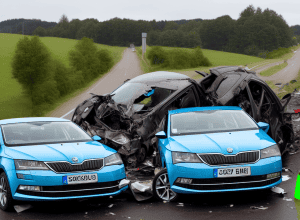 ДТП в Буттштедте: Skoda врезалась в ограждение