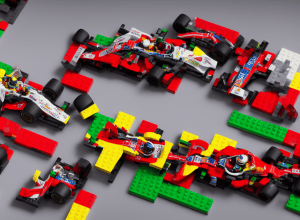 Эпатажная акция перед Гран-при Майами: Ferrari «жульничает» в гонке Lego Формулы-1