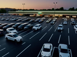 В Германии водитель показал средний палец и скрылся с места конфликта