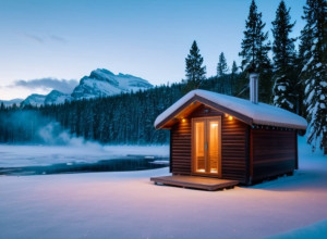 Лола Вайпперт показала экстремальное купание в Финляндии: из сауны в ледяное озеро