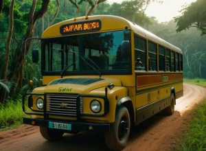 В Индии Леопард Напал на Туристический Автобус, Пострадала Женщина