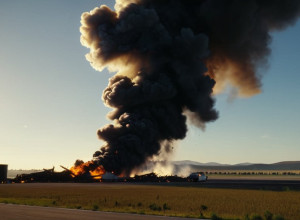 Авиакатастрофа в Дубае: истребитель HAL Tejas разбился во время авиашоу