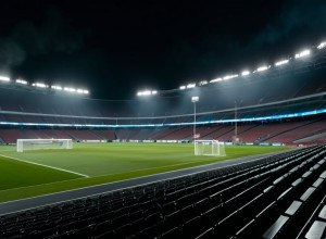 Пожар на стадионе в Кёльне после матча Бундеслиги шокировал телезрителей