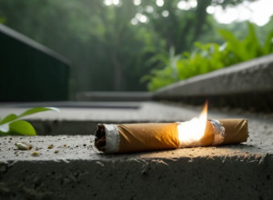 ШОКИРУЮЩИЕ КАДРЫ: Горилла была замечена курящей сигарету в зоопарке