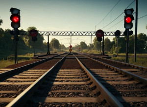 Велосипедист сбит поездом в Баварии после игнорирования красного сигнала светофора на переезде