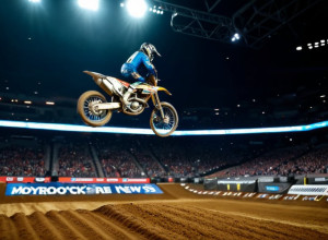 Ужасное падение на чемпионате по фристайл-мотокроссу в Бразилии