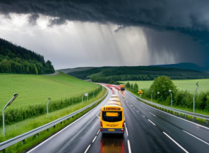 Ужасный аварийный шоколад: автобус с участием школьников упал на А9 в юго-западной Германии