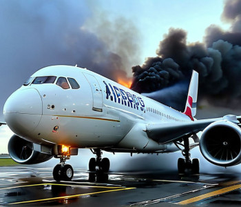 Самолет Airbus A320 загорелся в аэропорту Сан-Паулу: 180 пассажиров спасены