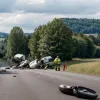 В Германии мотоциклист получил тяжелые травмы в результате ДТП