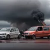 Серьезное ДТП в Германии: Женщина не уступила дорогу и врезалась в грузовик