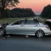 В Германии 21-летняя девушка на Mercedes перевернулась, находясь за рулем пьяной