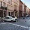 Пьяный водитель устроил хаос в центре Кобленца, въехав в пешеходную зону