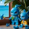 В честь премьеры "Лило и Стич": Гигантский Стич на благотворительном аукционе