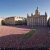 Болельщики Штутгарта устроили вечеринку в центре Берлина перед финалом Кубка Германии