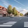 В Германии отремонтировали дорогу и обновили разметку... но только на одном участке