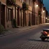 Пьяный водитель на трицикле опрокинулся, объезжая кирпич в Германии
