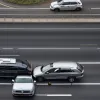 ДТП на автобане A648 во Франкфурте: полицейский автомобиль столкнулся с VW Tiguan при остановке