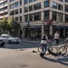 В Германии: Девушка за рулем BMW сбила велосипедистку в Бременхафене