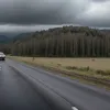 Автомобиль Opel улетел в кювет в Германии: водитель не пострадал