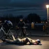 Пьяный велосипедист напал на полицейских в Германии