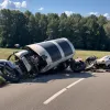 Тяжелая авария с мотоциклистом под Софиенхофом в Германии