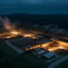 Крупный пожар на лесопилке в Германии: Ущерб оценивается в сотни тысяч евро