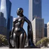 Скандал в Сан-Франциско: 16-метровая статуя обнаженной женщины из стали вызвала жаркие споры