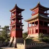 В Китае произошло ЧП: у исторической Барабанной башни обрушилась крыша